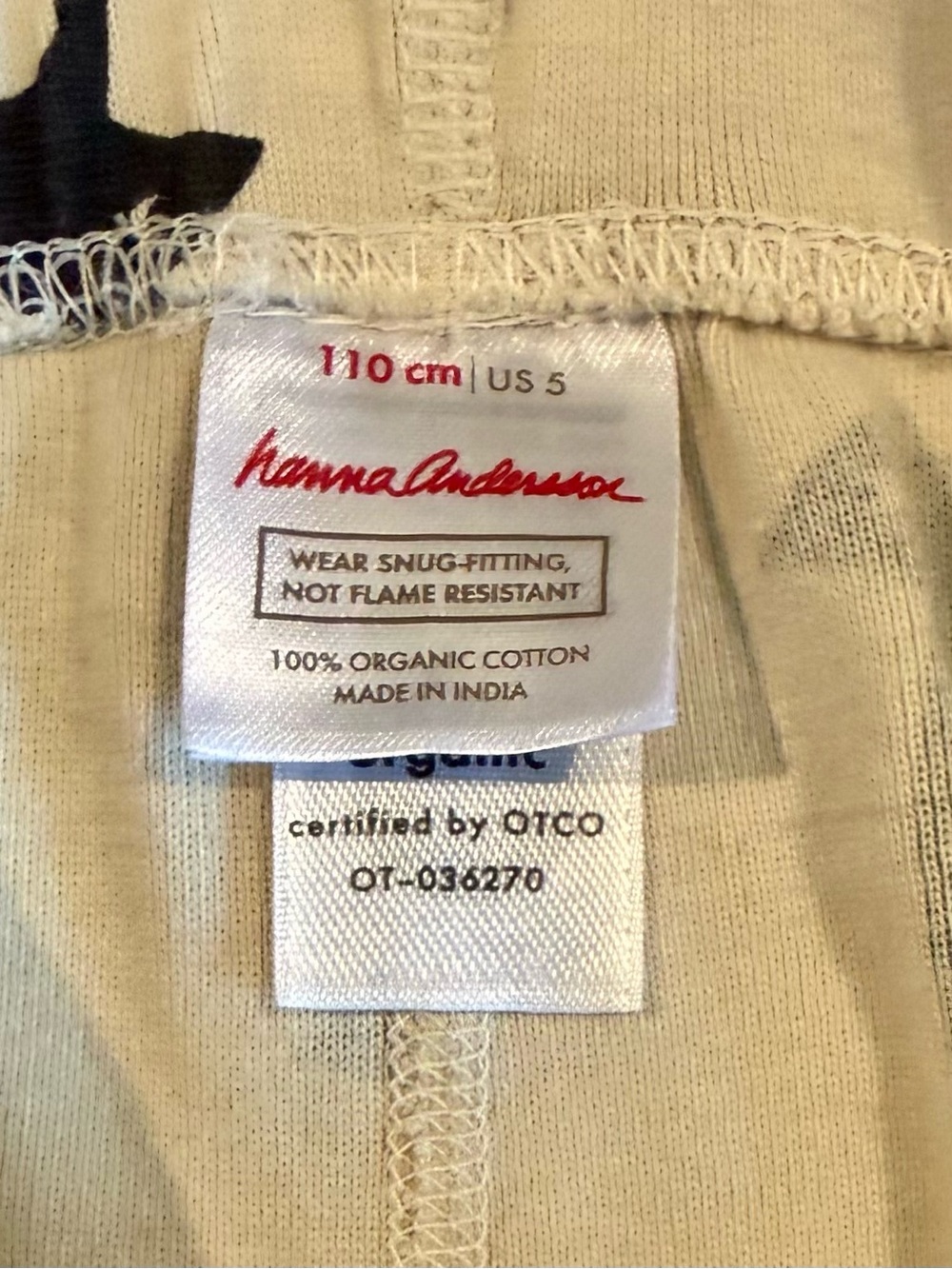 Hanna Andersson Organic Cotton Penguin Pajama Set Size 5 NWOT - Picture 7 of 7
